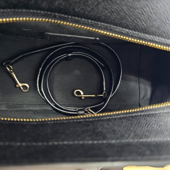 Vintage Coach Avary Carryall in Black Crossgrain Leather with Gold-Tone Hardware - Picture 16 of 16